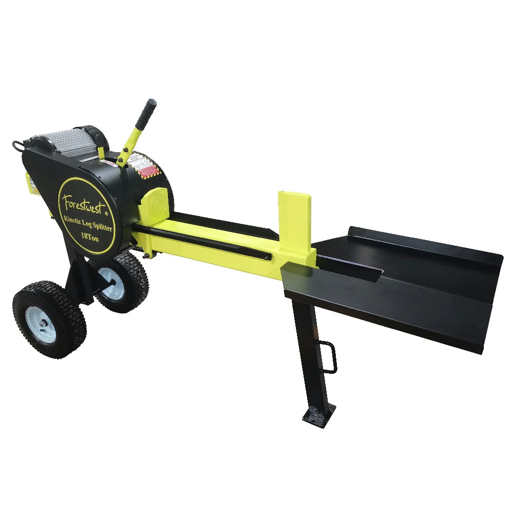 18Ton Kinetic Log Splitter, 2HP Electric Log Splitter, FORESTWEST BM11097