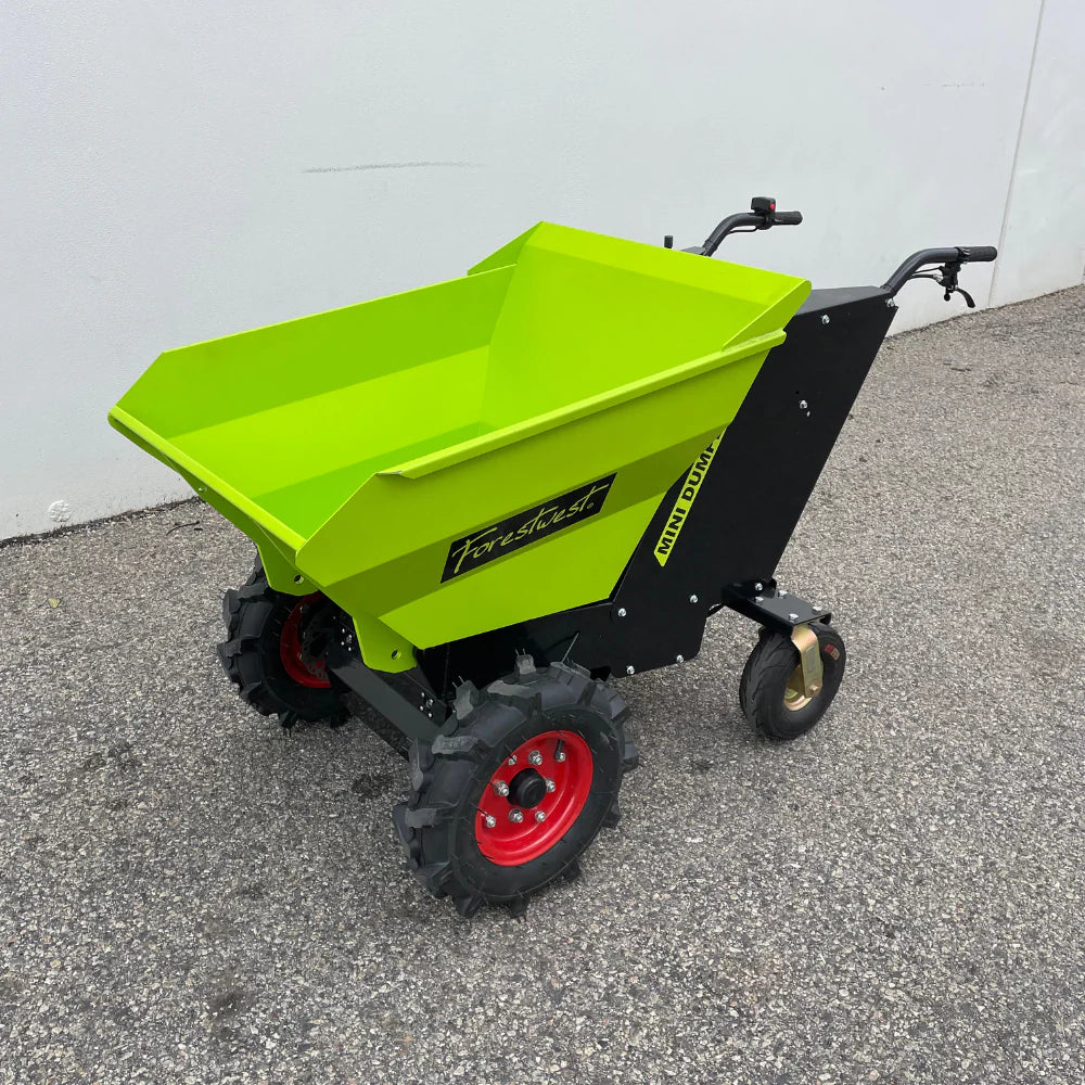 Forestwest 660lbs Battery Powered Wheelbarrow, Mini Dumper Automatic Tip BM11100