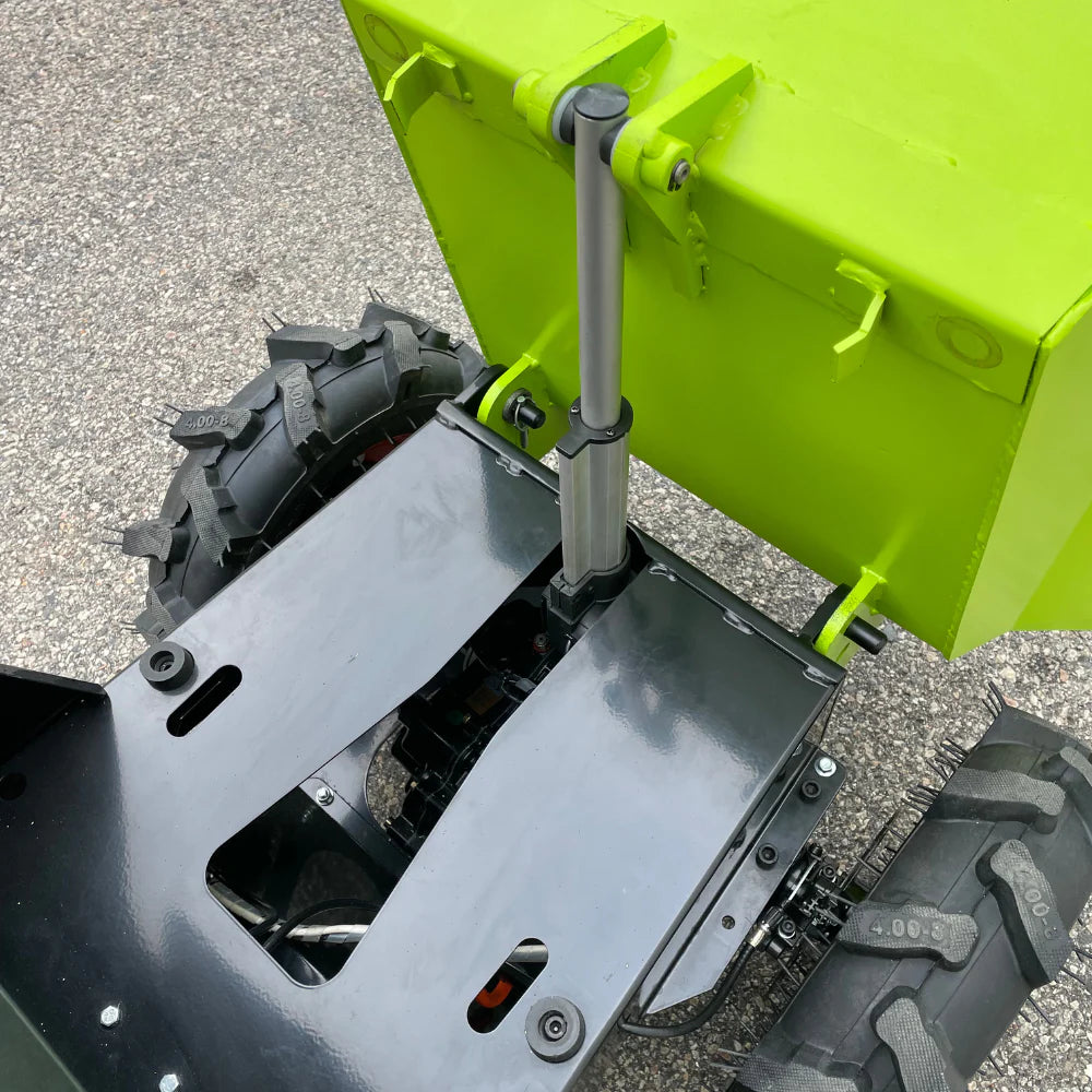 Forestwest 660lbs Battery Powered Wheelbarrow, Mini Dumper Automatic Tip BM11100