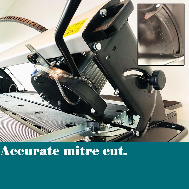 2HP 50" Electric Wet Tile Saw With 10" Diamond Tipped Blade and Double Work Table BM683 - Forestwest USA