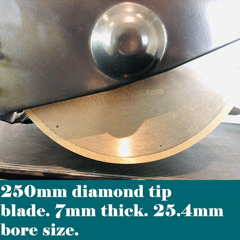 2HP 50" Electric Wet Tile Saw With 10" Diamond Tipped Blade and Double Work Table BM683 - Forestwest USA