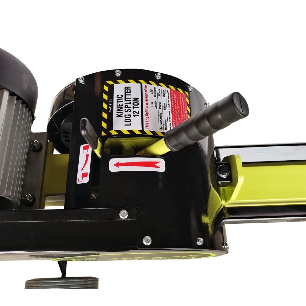 12Ton Kinetic Log Splitter, 2HP Electric Log Splitter, FORESTWEST BM11110S | Forestwest