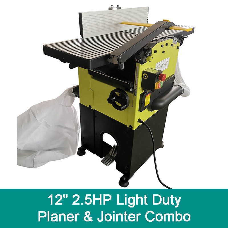 12" 2.5HP Wood Planer & Jointer Combo, FORESTWEST BM10416 - Forestwest USA