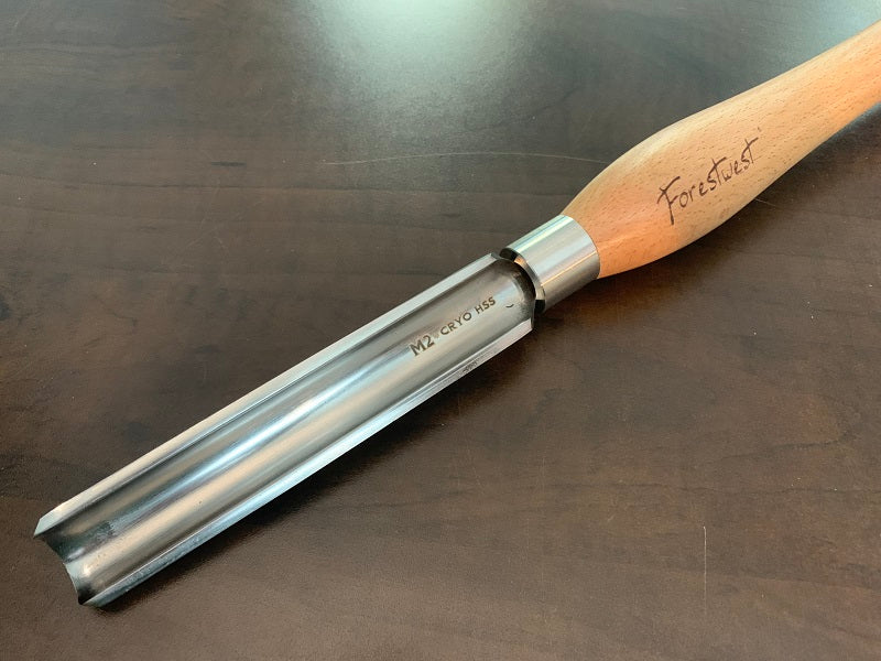 FORESTWEST BM10918, M2 HSS 1-1/8" Woodturing tools 28mm Roughing Gouge - Forestwest USA