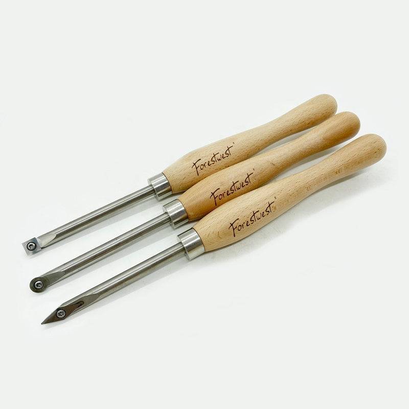 FORESTWEST BM10928 M2 HSS Woodturning Tools Set, Easy Start 3 Pcs Tools Set - Forestwest USA