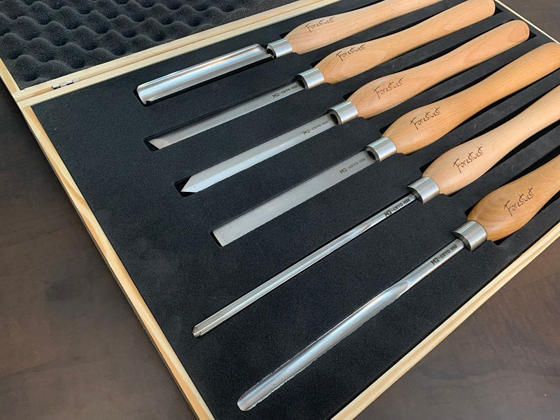 FORESTWEST BM10930 Premium M2 HSS Woodturning Tools Set 6 Pcs - Forestwest USA