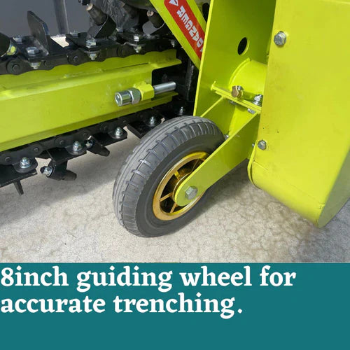600mm (23.6") Walk Behind Trencher 15HP Petrol Ditch Digger BM689 - Forestwest USA