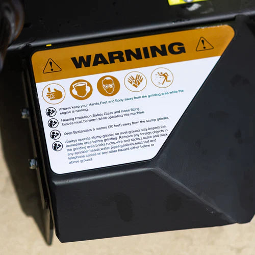 15HP Commercial Petrol Tree Stump Grinder 330MM Capacity BM11075 - Forestwest USA