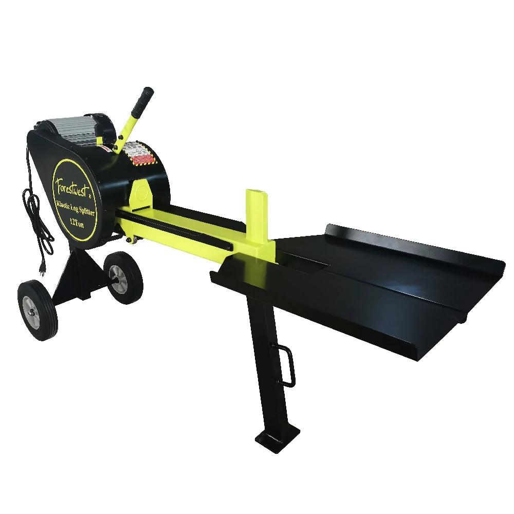 12Ton Kinetic Log Splitter, 2HP Electric Log Splitter, FORESTWEST BM11110S