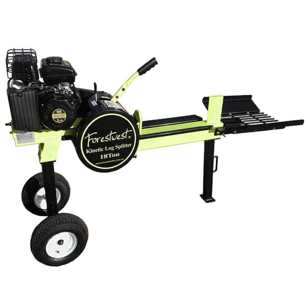 18Ton Kinetic Log Splitter, 3HP Petrol Log Splitter, FORESTWEST BM11097P | Forestwest