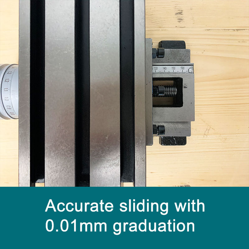 FORESTWEST 30201, 7" Precision Compound Slide Table With Fixed Base - Forestwest USA